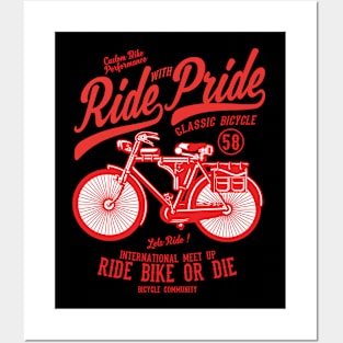 Ride Bike Posters and Art